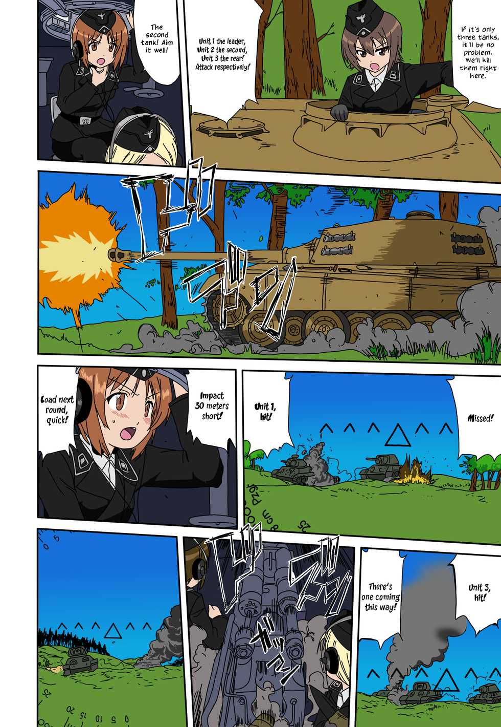 (C84) [Takotsuboya (TK)] Yukiyukite Senshadou (Girls und Panzer) [English] [N04h] [Colorized] [Decensored] - Page 7