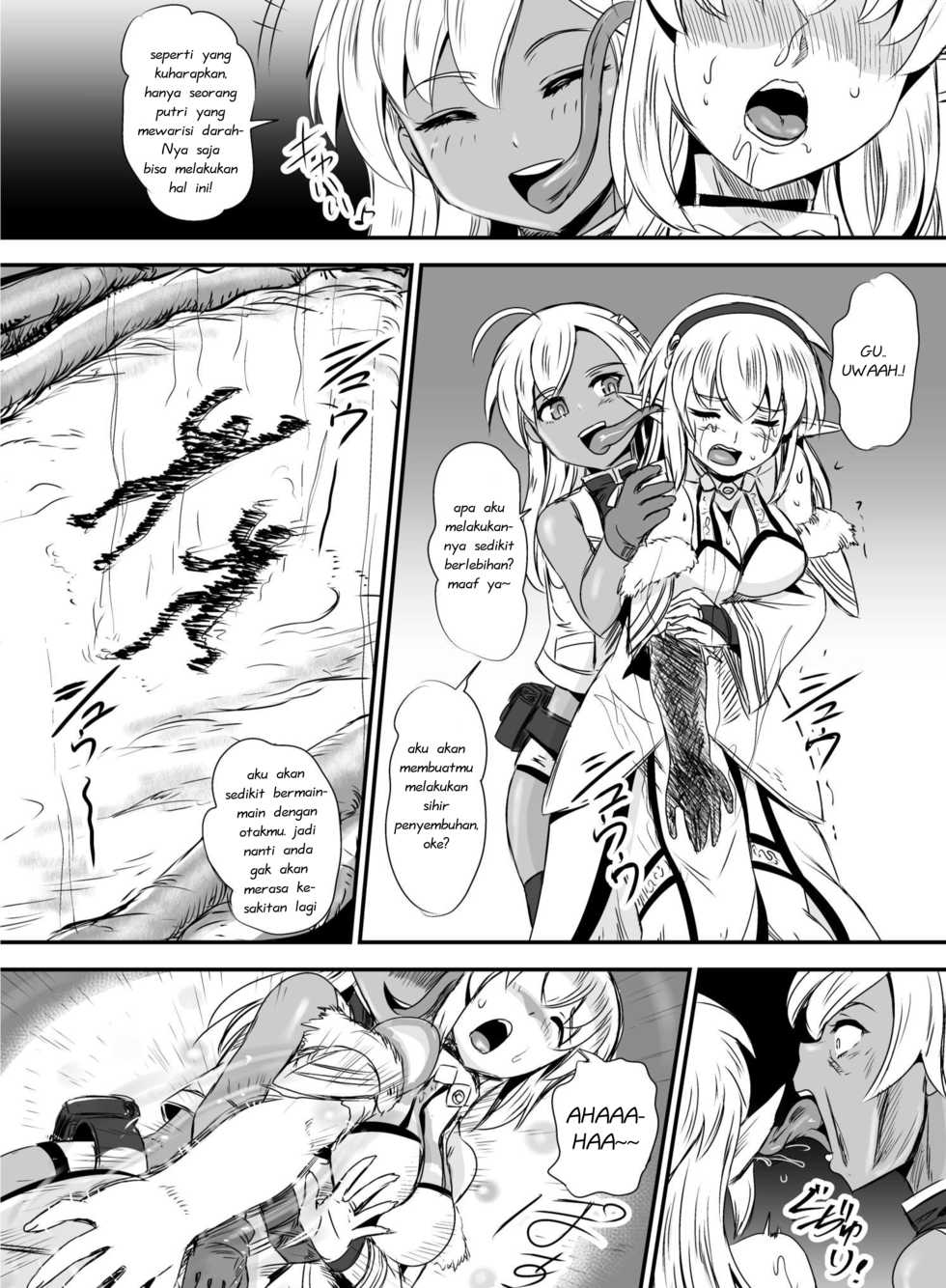 [Hairu Nukemichi (Kanno Takashi, Arubento)] Mimic Intrusion (Nottori! ~Onnanoko no Karada o Nottoru Comic Anthology~) [Indonesian] [15tl_ID] [Digital] - Page 13