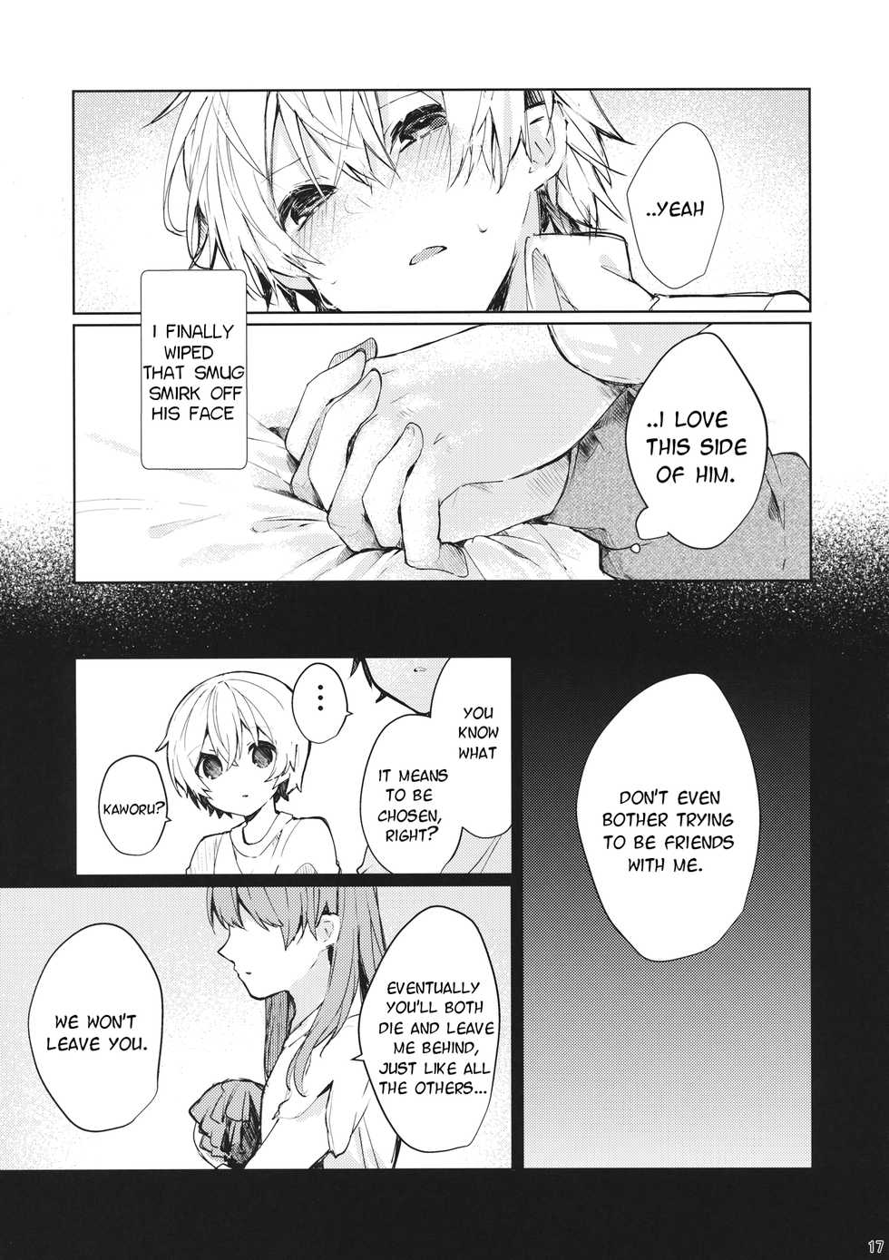 (C97) [Tayanumaya (Tanuma)] Soshite Usotsuki wa Koi o Shiru | And so, the Liar Learns Love (Neon Genesis Evangelion) [English] [TyroLuuki] - Page 18