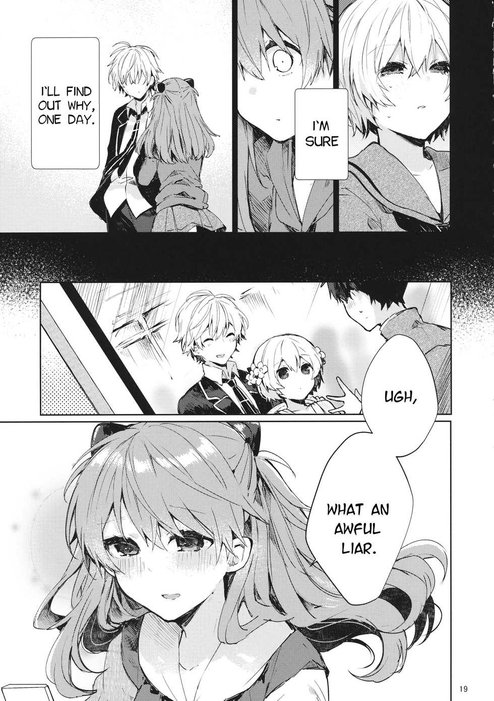 (C97) [Tayanumaya (Tanuma)] Soshite Usotsuki wa Koi o Shiru | And so, the Liar Learns Love (Neon Genesis Evangelion) [English] [TyroLuuki] - Page 20