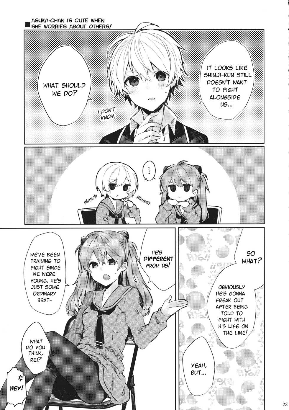 (C97) [Tayanumaya (Tanuma)] Soshite Usotsuki wa Koi o Shiru | And so, the Liar Learns Love (Neon Genesis Evangelion) [English] [TyroLuuki] - Page 24