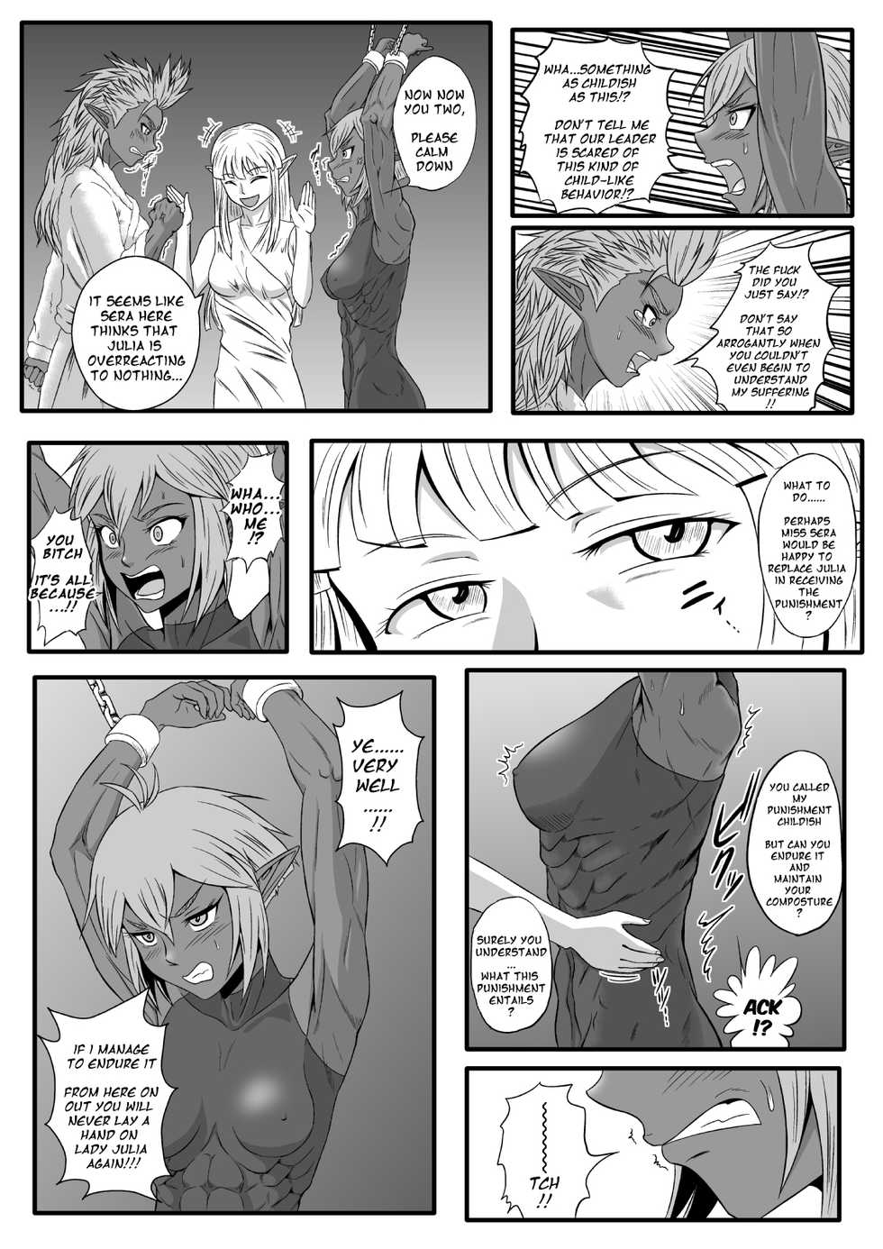 [Tick (Tickzou)] Kusuguri Goumon Taikyuu Hon ~Dark Elf Sokkin Hen~ | Tickling Torture Endurance Book ~Dark Elf Entourage~ [English] [Taipan Translationz] - Page 11