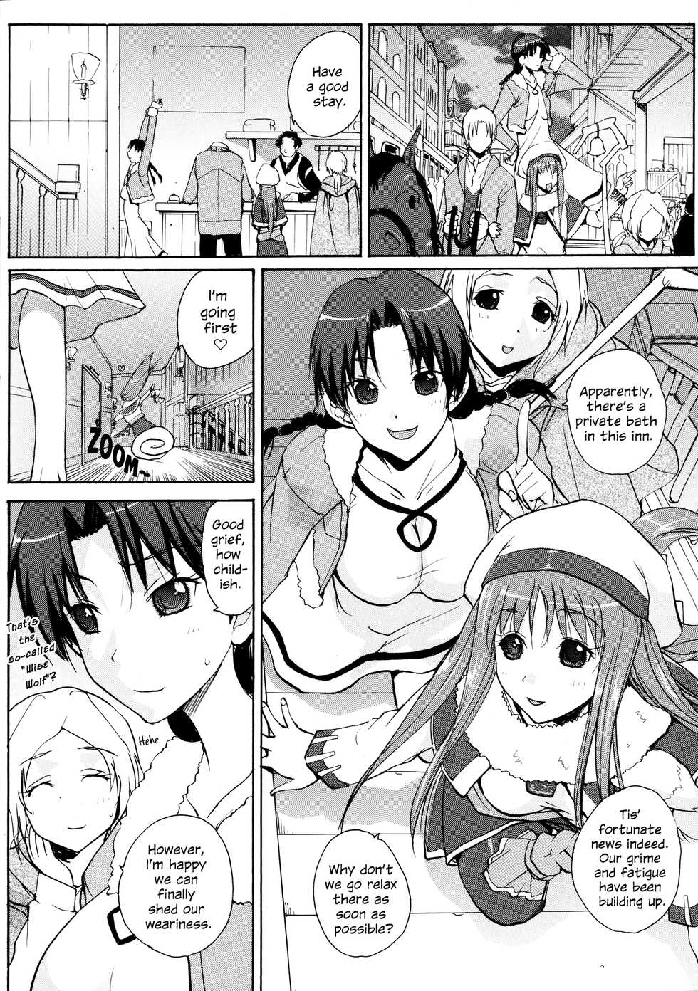 (C76) [Ucky Labo (kika=zaru)] Ookami to Osage to Kohitsuji | The Wolf, Pigtails and The Lamb (Spice and Wolf) [English] [EHCOVE] - Page 4