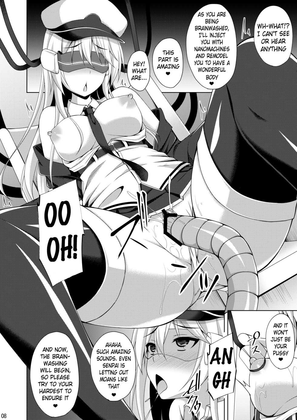 (C97) [Imitation Moon (Narumi Yuu)] Jiyuu no Tsubasa wa Kairaku ni Ochiru - FALLEN WINGS | The Wings of Freedom Fall to Pleasure   (Azur Lane) [English] [Pangean] - Page 7