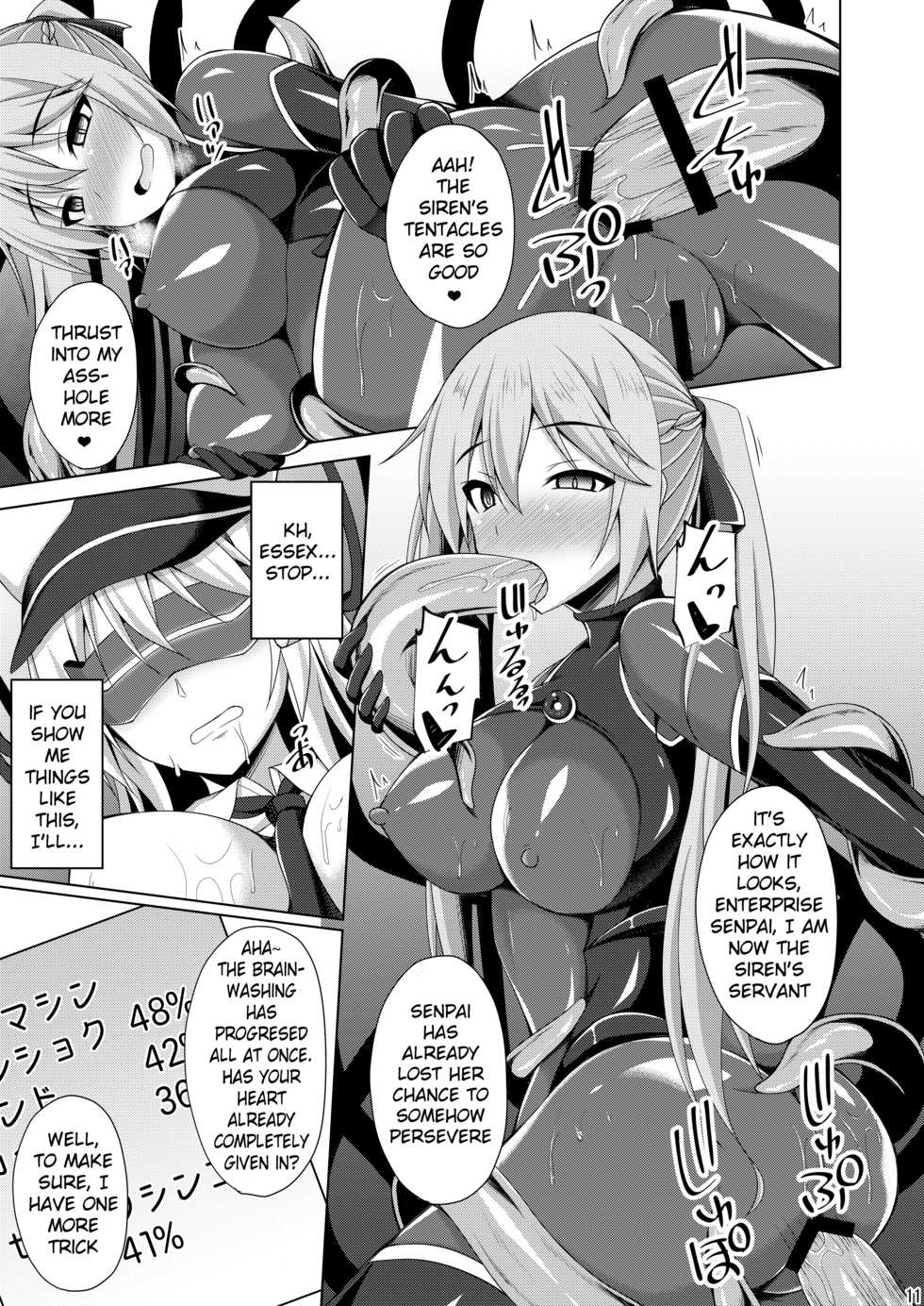 (C97) [Imitation Moon (Narumi Yuu)] Jiyuu no Tsubasa wa Kairaku ni Ochiru - FALLEN WINGS | The Wings of Freedom Fall to Pleasure   (Azur Lane) [English] [Pangean] - Page 10