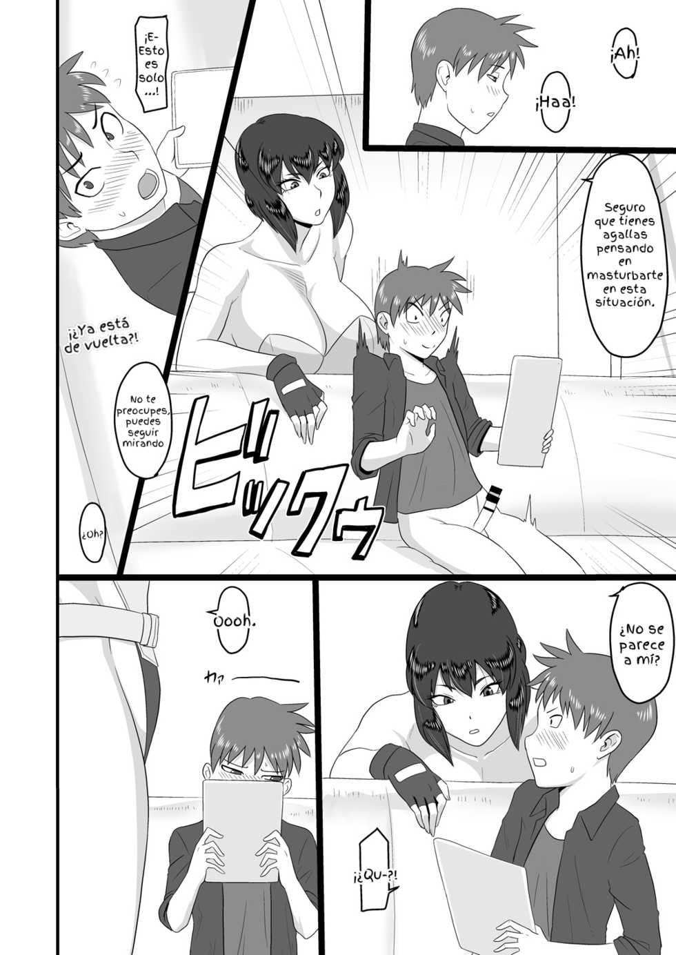 [Oneekyou (ML)] Shotagui Mesu Gorilla ~Yudan Shichatta~ (Ghost in the Shell) [Spanish] [Ayanokoji el pelao] [Digital] - Page 8