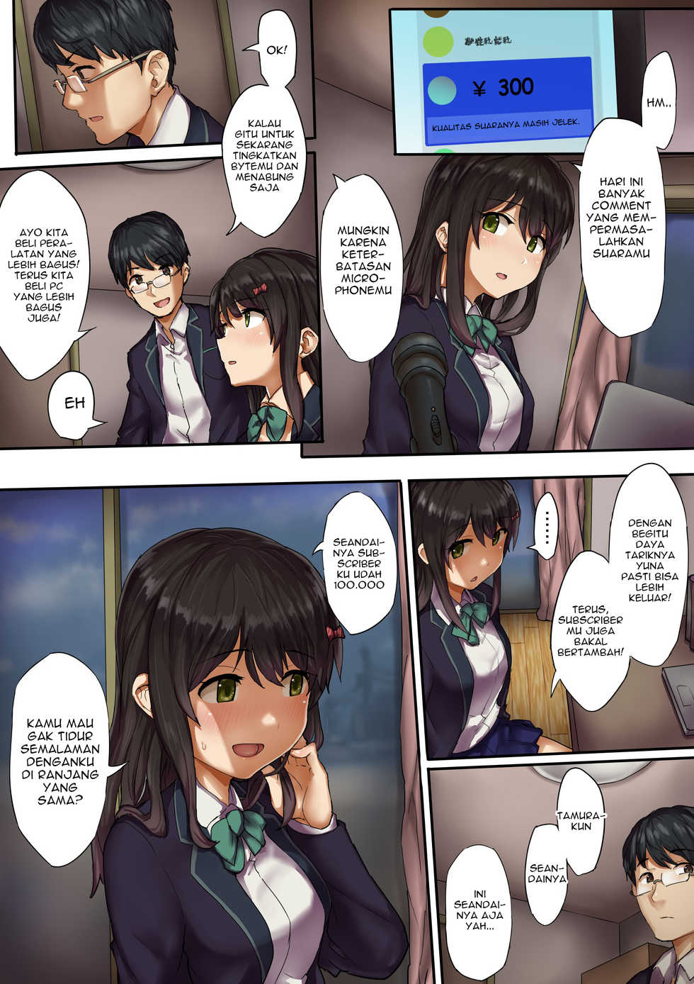 [SAIGA dou] Namahousouchuu ni Netorarete Mita (Virtual Nakadashi Haishinsha) [Indonesian] [Gagak_Ireng] - Page 4