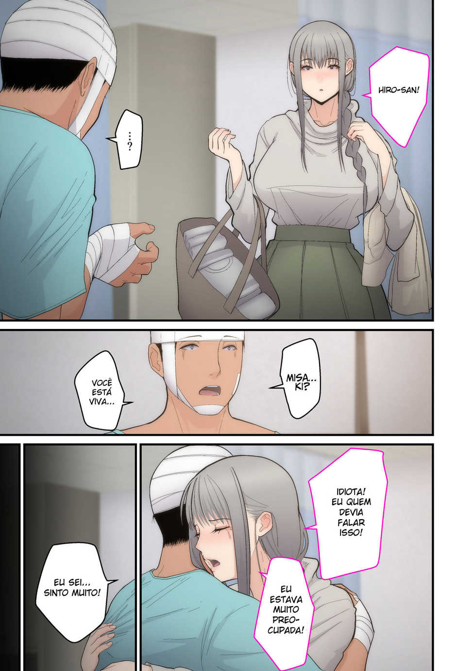 [tengohambre (Sueyuu)] Tsuma Omoi, Netorase Kanketsuhen | Steal My Wife Feelings Final Chapter [Portuguese-BR] [Digital] - Page 37