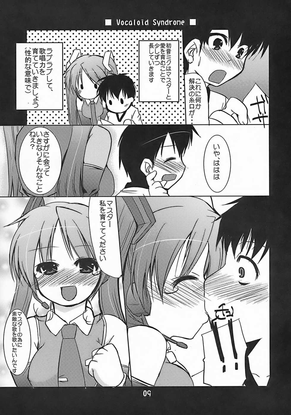 (C73) [Hard Puncher Maniax (Shibahara Gocho)] Vocaloid Shoukougun (VOCALOID2) - Page 8