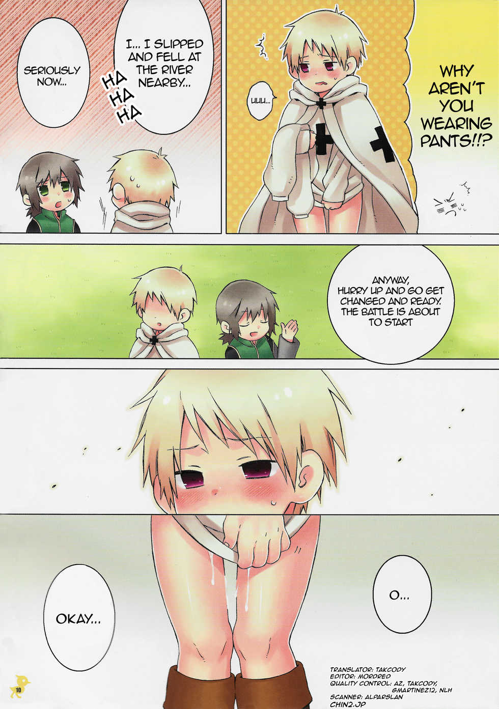 (Shota Scratch 10) [KUJIRANOMORI (Ao)] Shotatte Ittai Nandesuka? (Axis Powers Hetalia) [English] {Chin²} - Page 10