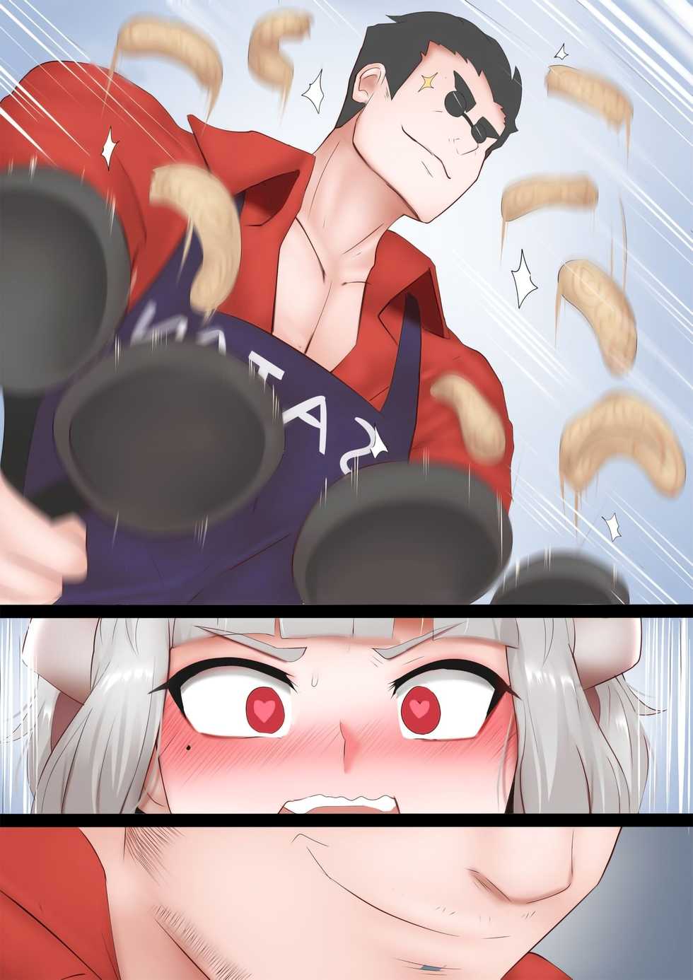 [Ginhaha] Pancakes Challenge | Блинное соревнование (Helltaker) [Russian] [Mephistik] - Page 15