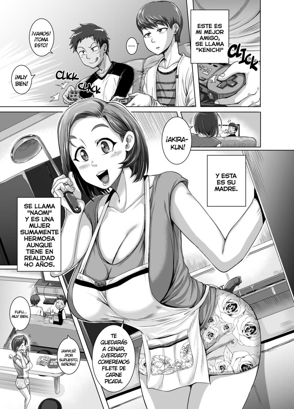 [Juna Juna Juice] Naomi-san wa Ore no SeFri | Naomi-san es mi amiga sexual [Spanish] [NTINFS] - Page 11