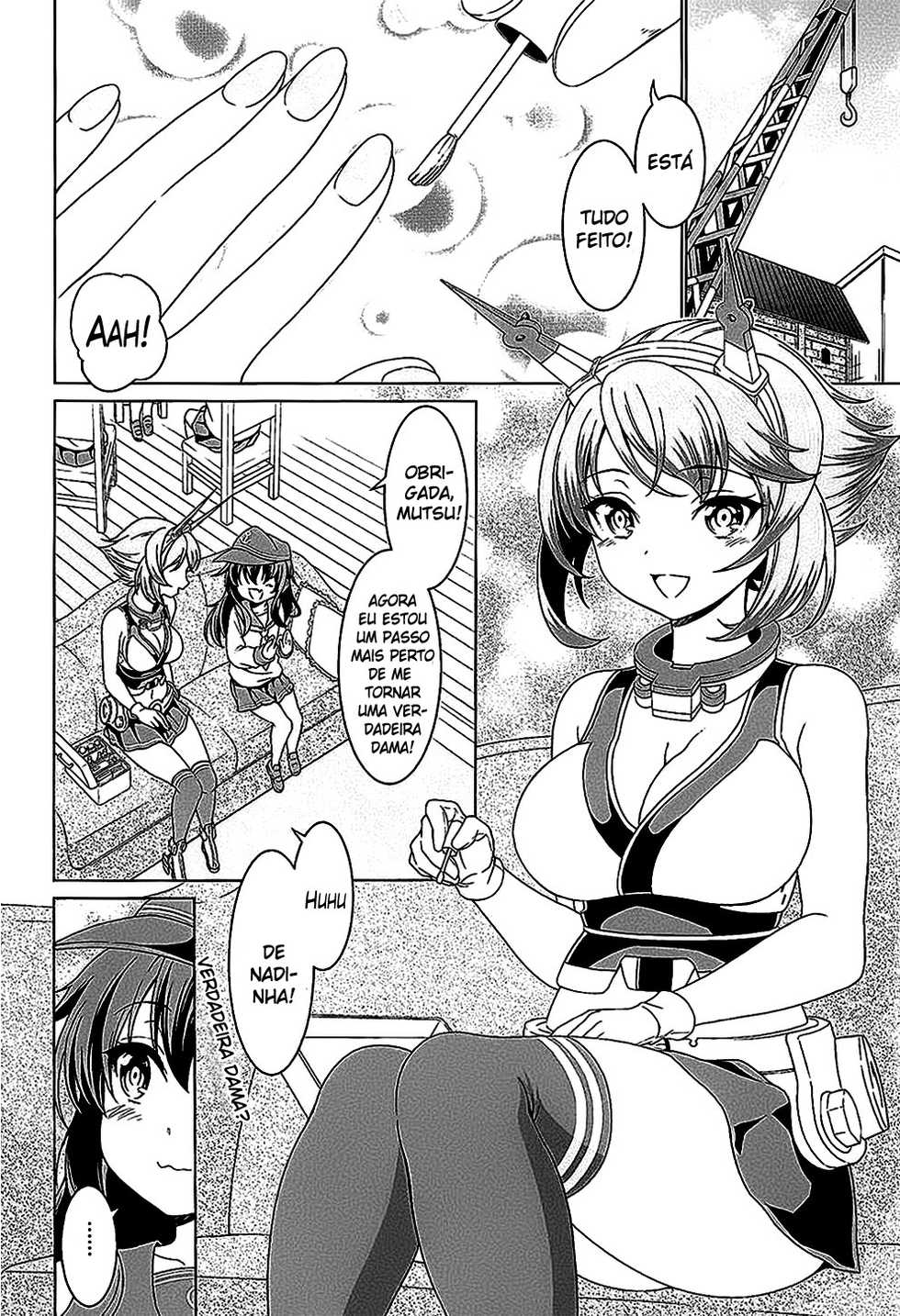 (C87) [DKsha (Kase Daiki)] "Onee-san" ja Irarenai (Kantai Collection -KanColle-) [Portuguese-BR] [DiegoVPR] - Page 3
