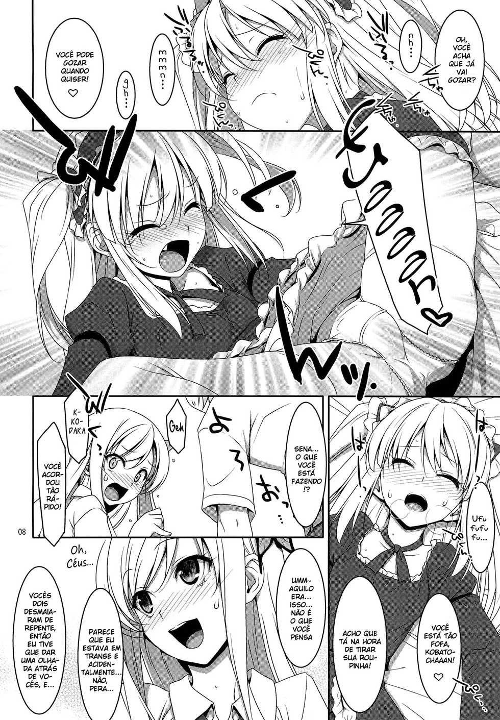 (C80) [TIES (Takei Ooki)] Hatoniku! (Boku wa Tomodachi ga Sukunai) [Portuguese-BR] [DiegoVPR] - Page 7