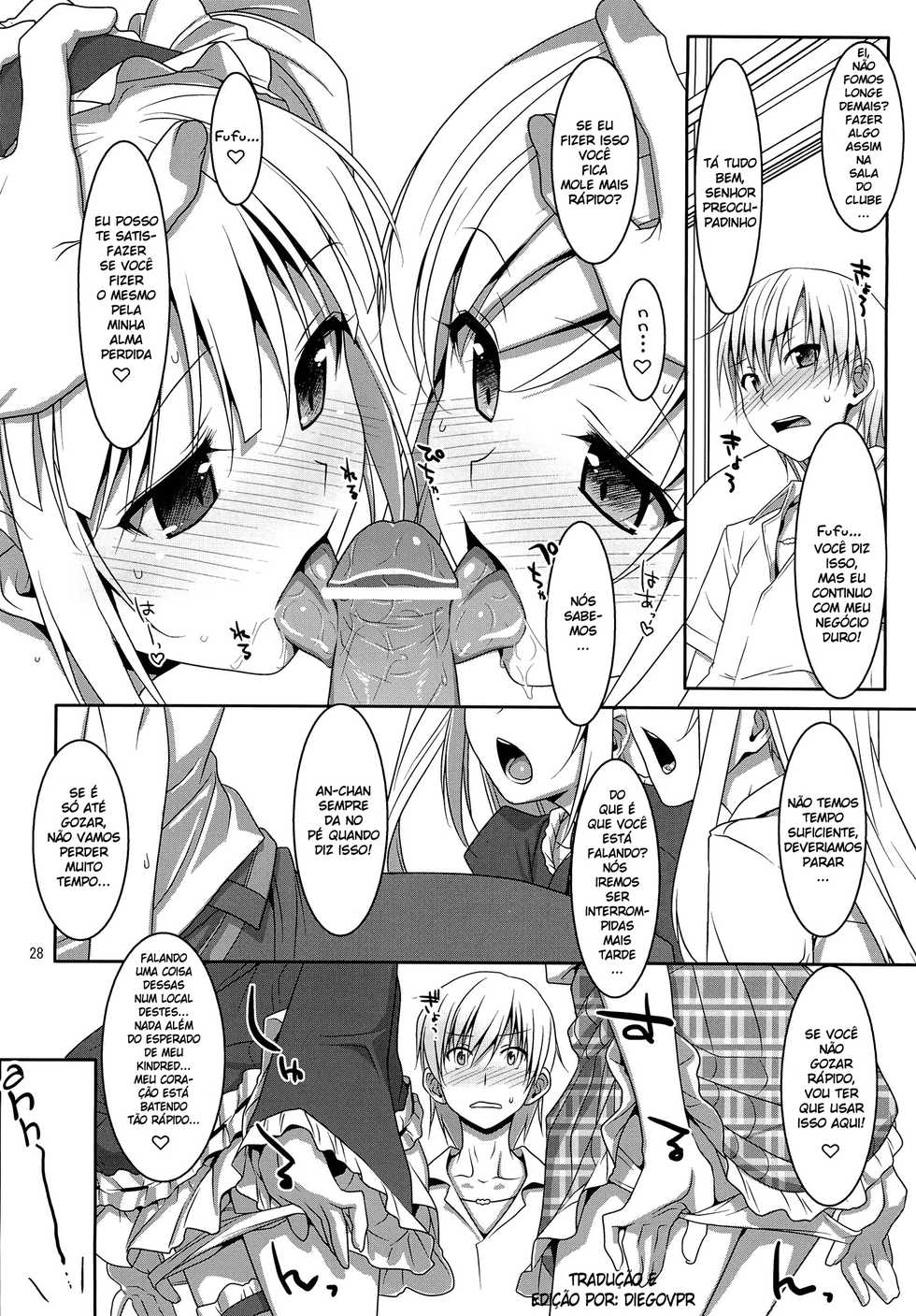 (C80) [TIES (Takei Ooki)] Hatoniku! (Boku wa Tomodachi ga Sukunai) [Portuguese-BR] [DiegoVPR] - Page 27