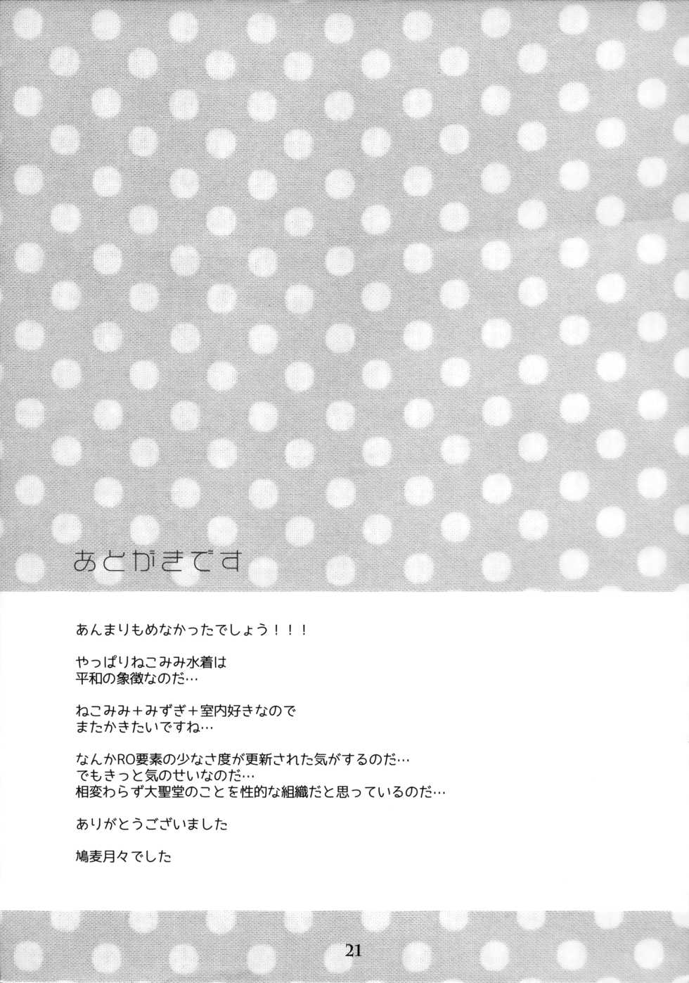(C88) [Shoujo Zukin (Hatomugi Munmun)] Daiseidou Kounin no Atarashii Mizugi | 대성당 공인의 새로운 수영복 (Ragnarok Online) [Korean] [팀실버] - Page 20
