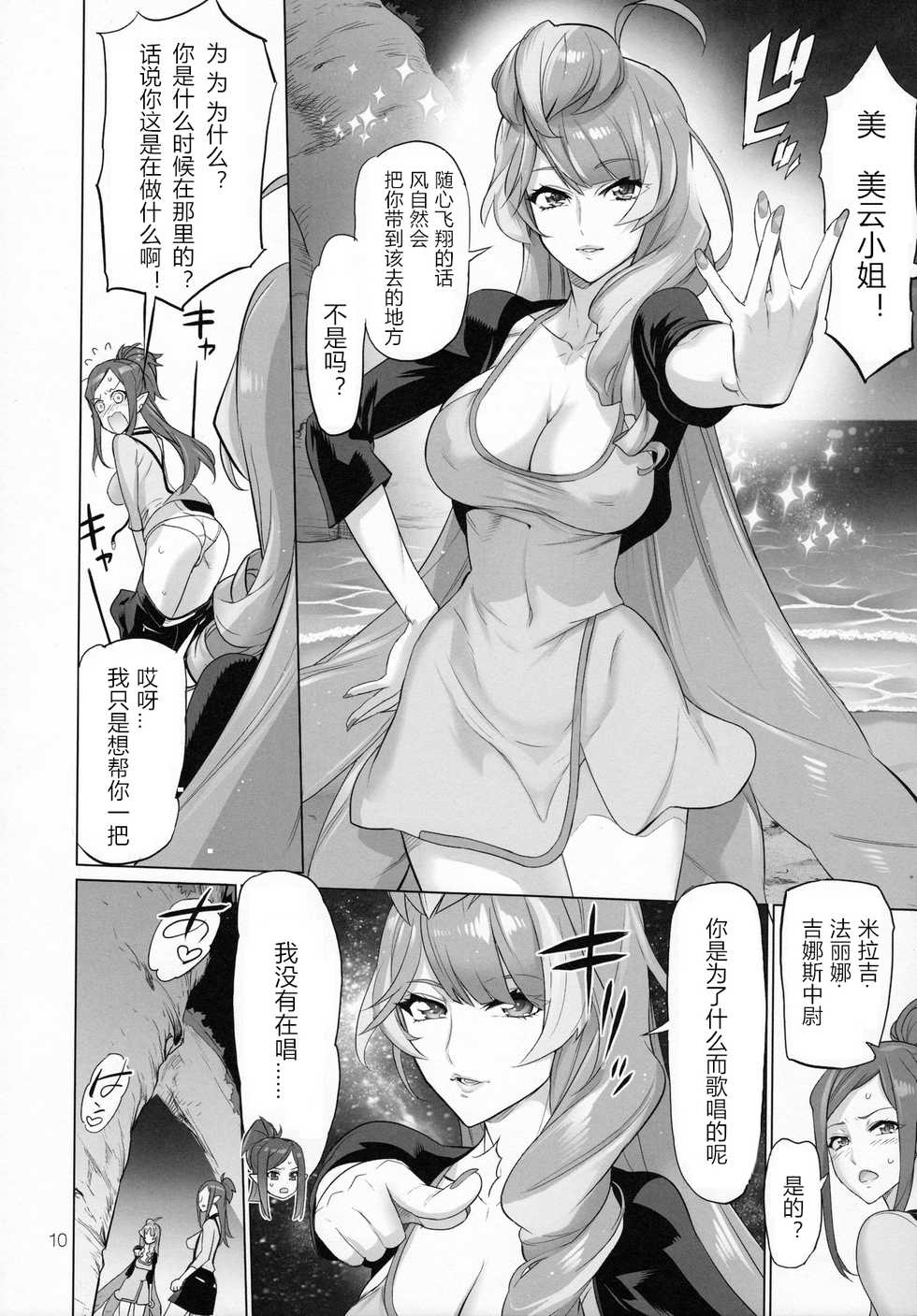 (C91) [Digital Accel Works (INAZUMA)] Mirage Attack! (Macross Delta) [Chinese] [众筹填坑教导院] - Page 9