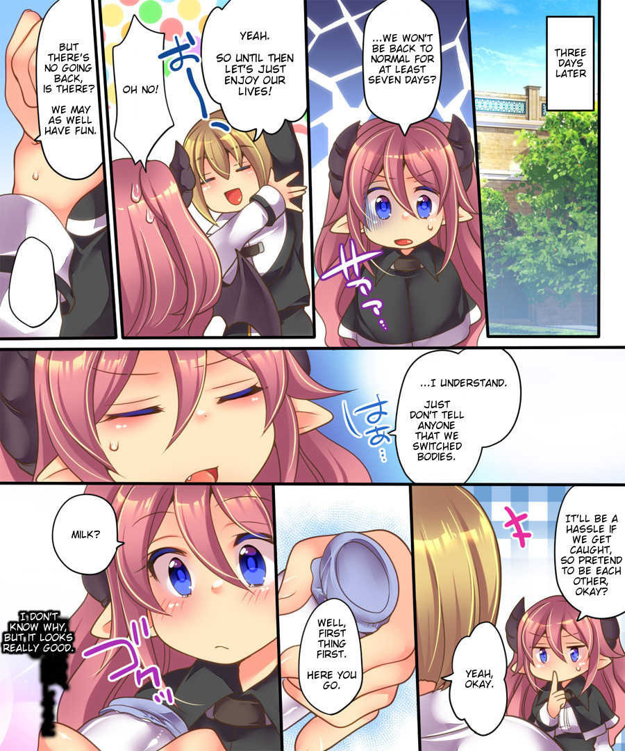 [Amuai Okashi Seisakusho (Shiki Tenki, Reitou Mikan)] Soshite Tenshi-kun to Succubus-chan wa Irekawaru | Angel-kun and Succubus-chan are Swapped [English] - Page 11