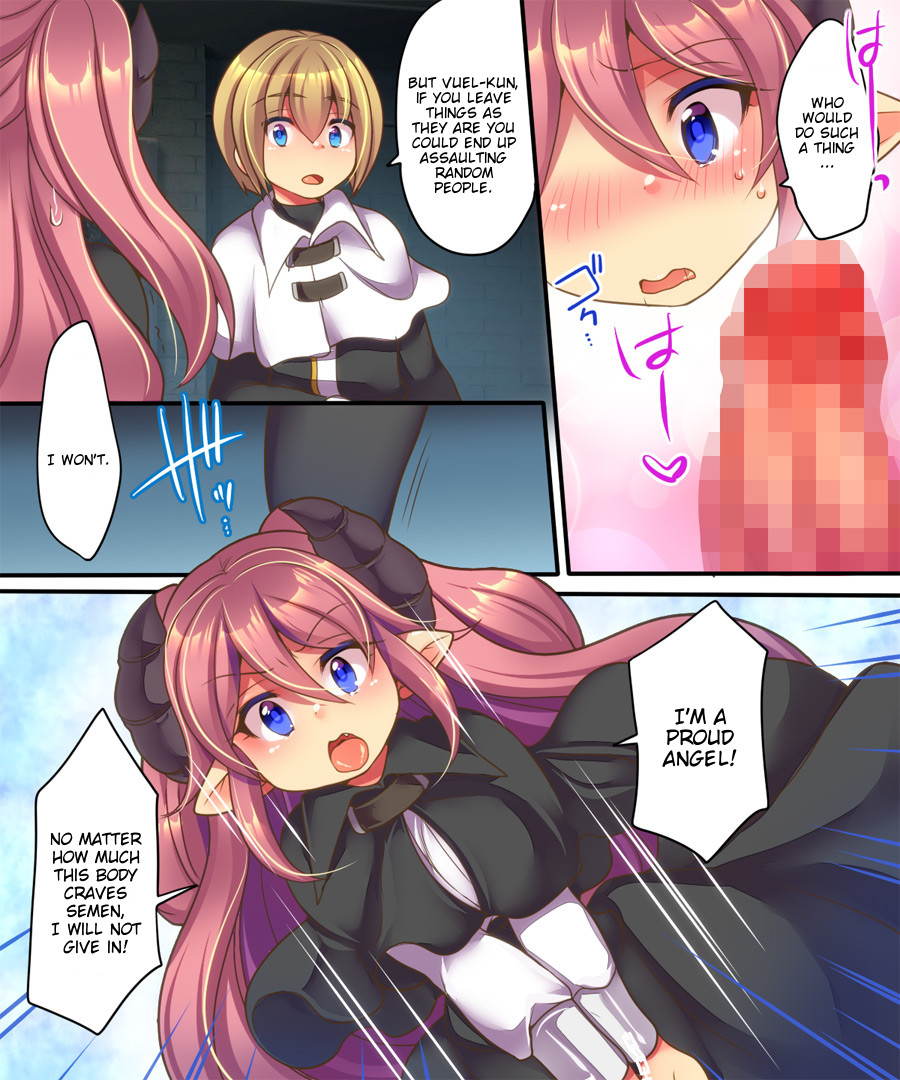 [Amuai Okashi Seisakusho (Shiki Tenki, Reitou Mikan)] Soshite Tenshi-kun to Succubus-chan wa Irekawaru | Angel-kun and Succubus-chan are Swapped [English] - Page 24