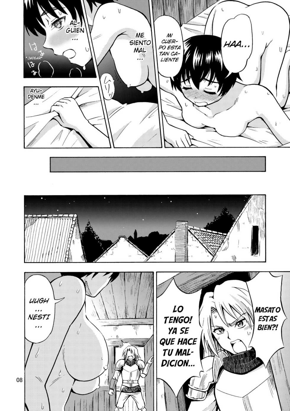 [Yoshida Gorou Shoukai (Yoshida Gorou)] Yuusha wa Onnanoko ni Naru Noroi o Kakerareta! [Spanish] [GB Scans] [Digital] - Page 10