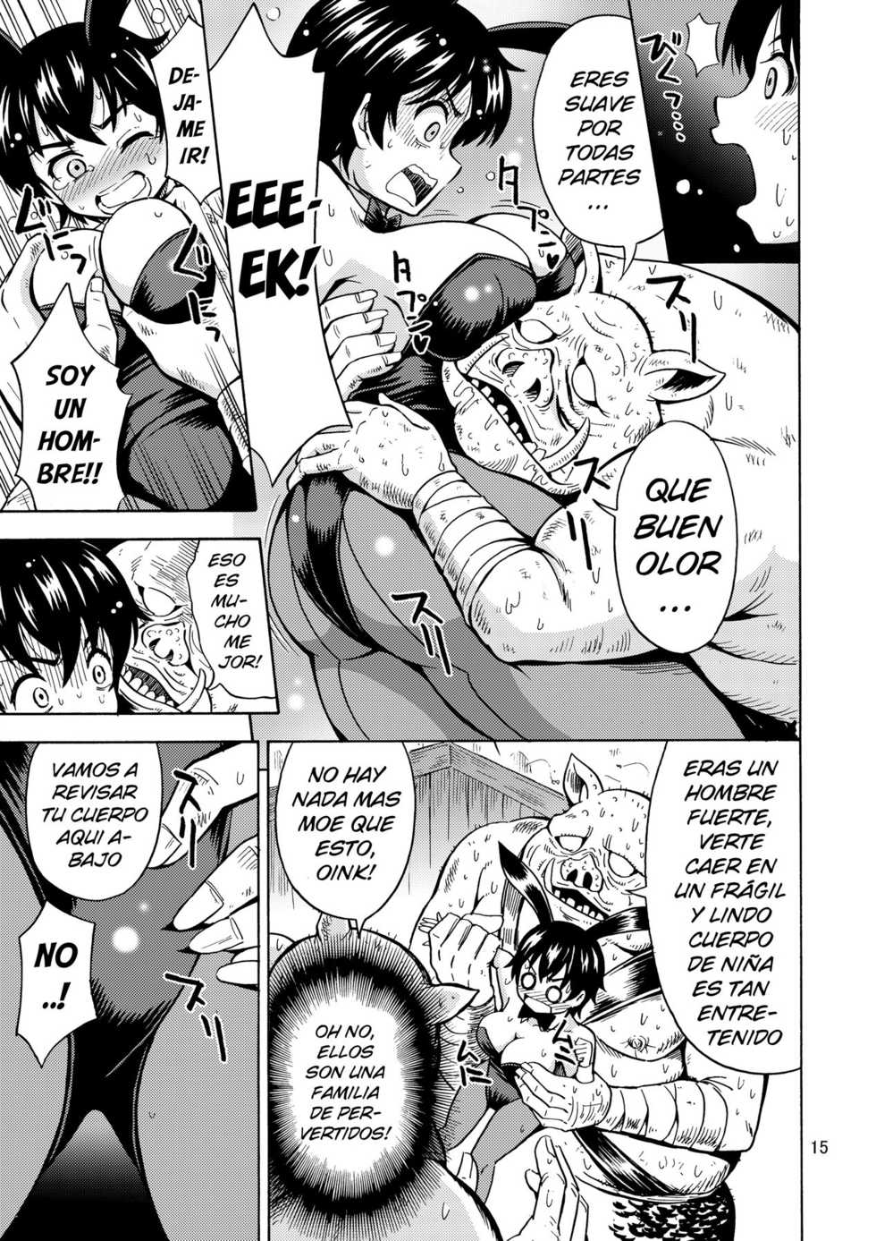 [Yoshida Gorou Shoukai (Yoshida Gorou)] Yuusha wa Onnanoko ni Naru Noroi o Kakerareta! [Spanish] [GB Scans] [Digital] - Page 17