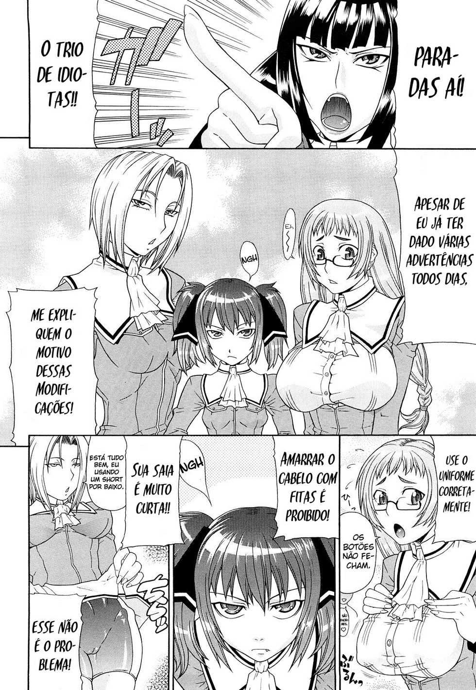 [Gura Nyuutou] Futa Mata [Portuguese-BR] [Tsukai Scan] - Page 4