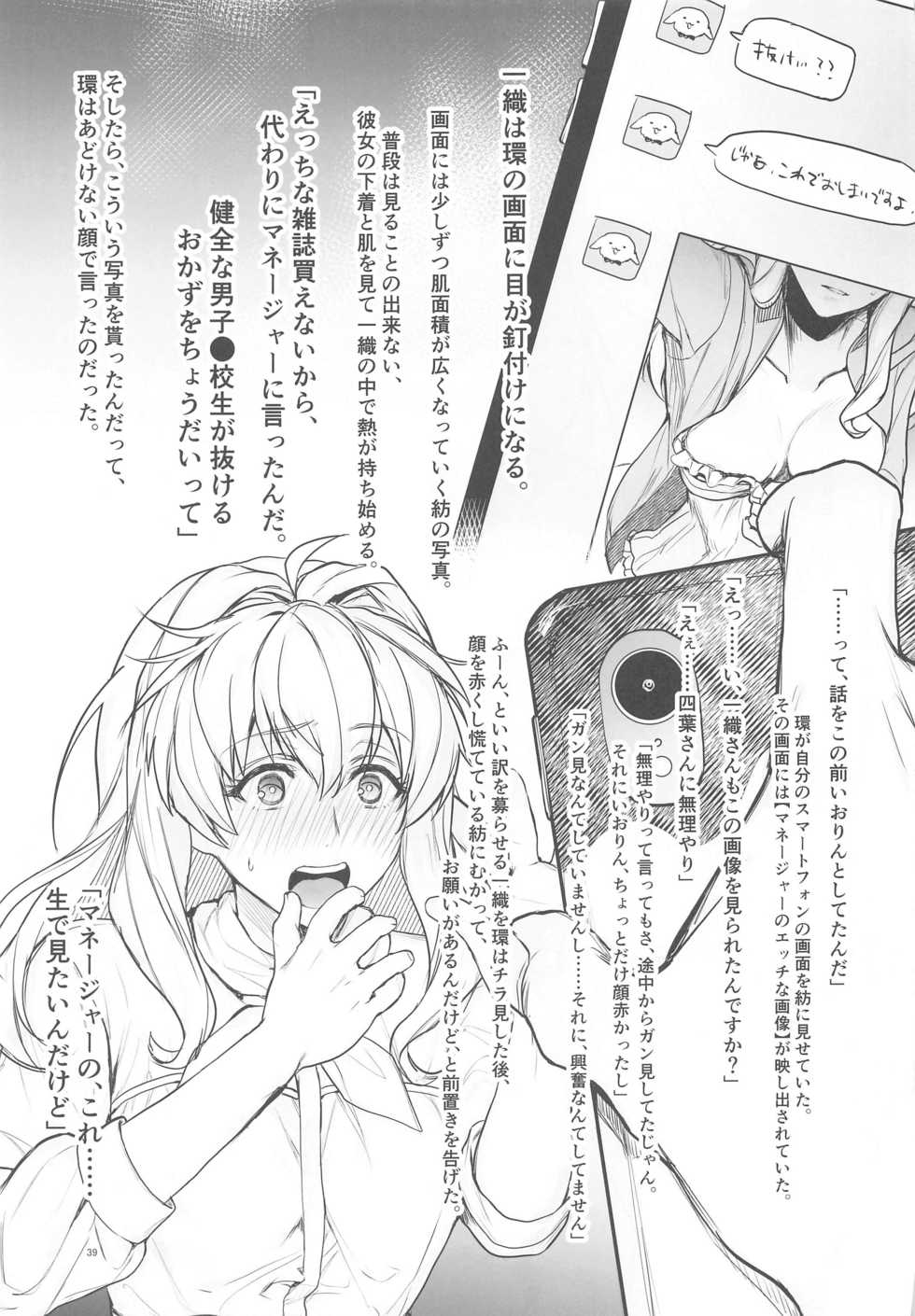 [Ivotoreta (Yoshitora)] Manager desu ga... NATSU Shichatte mo Ii desu ka? (IDOLiSH7) - Page 38