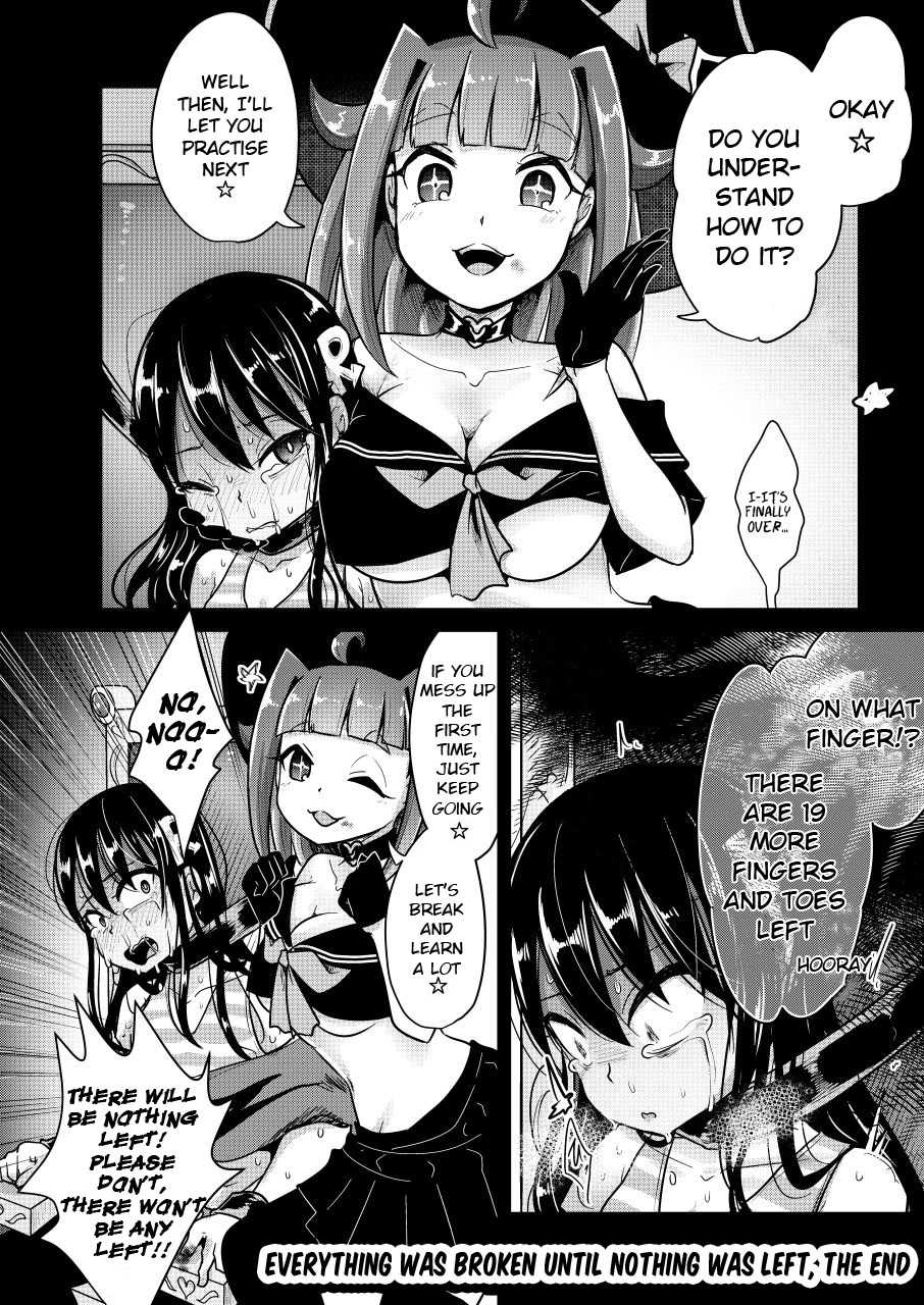 [Dennou Chocolate (AwA)] Ryona zukan ~ yubi seme gankyuu seme ~ [English] [PervyLyra] [Digital] - Page 12