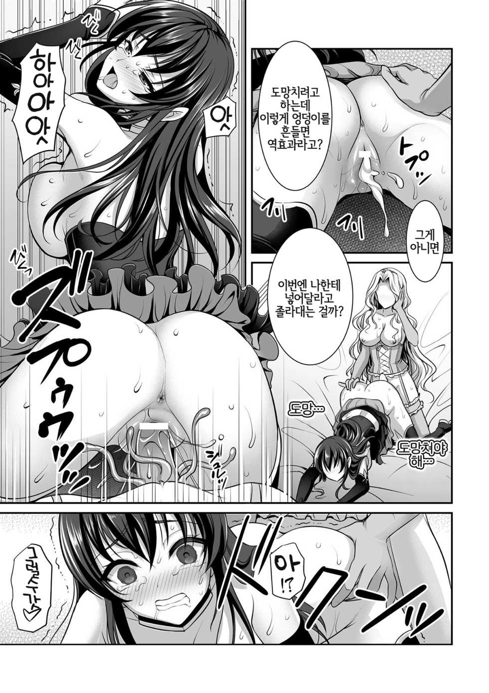 [Son Yohsyu] Shirayuri-hime to Kuroyuri no Kishi | 흰백합 공주님과 검은 백합의 기사 (2D Comic Magazine Gachi-Lez Ryoujoku de Kairaku Otoshi Vol. 1) [Korean] [LWND] [Digital] - Page 11