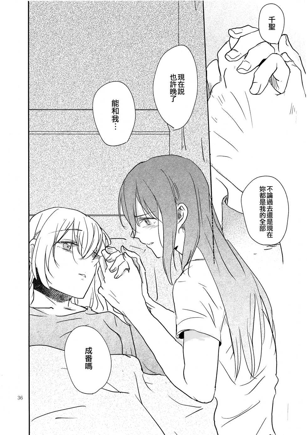 (BanG Dreamer's Party! 10th STAGE) [Sunezumi Fauvism (Jingo Kajiki)] Kimi no Tame ni Watashi ni wa | 我為了妳 (BanG Dream!) [Chinese] [EZR個人漢化] - Page 36