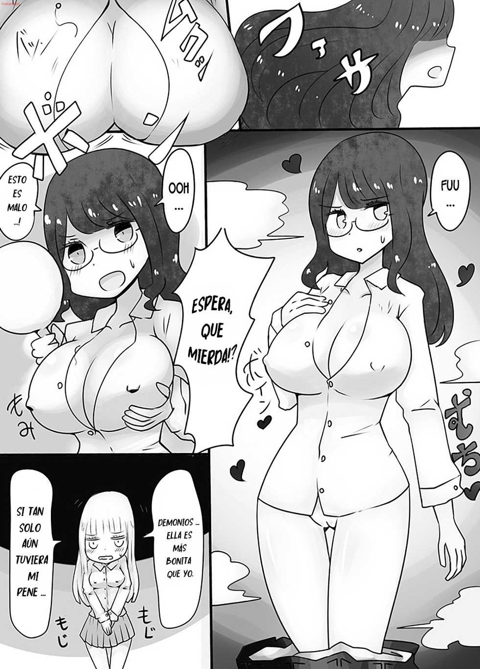 [Murasaki Nyanko Bar (Vae)] Shiraga no Danshi Koukousei ga Akuyuu ni Hamerarete Ayashii Kusuri o Nomasaretara Nyotaika Shite Shimattakeredo Nashikuzushi-teki ni SEX suru Funiki ni Natte Iru. [Spanish] [bananare22] - Page 30