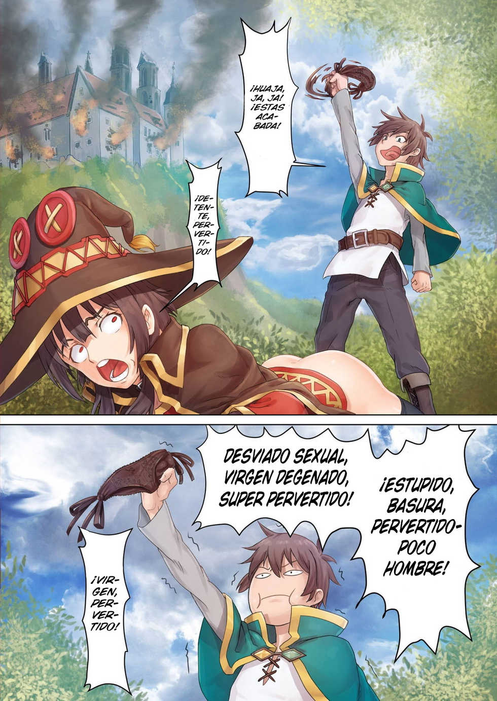 [Fonchau (Apoidea)] Kono Subarashii Mahoutsukai ni Maryoku Hokyuu o! | My Magical Supplement upon this Wonderful Wizard! [Spanish] [Traducciones JL] [Decensored] [Digital] - Page 6