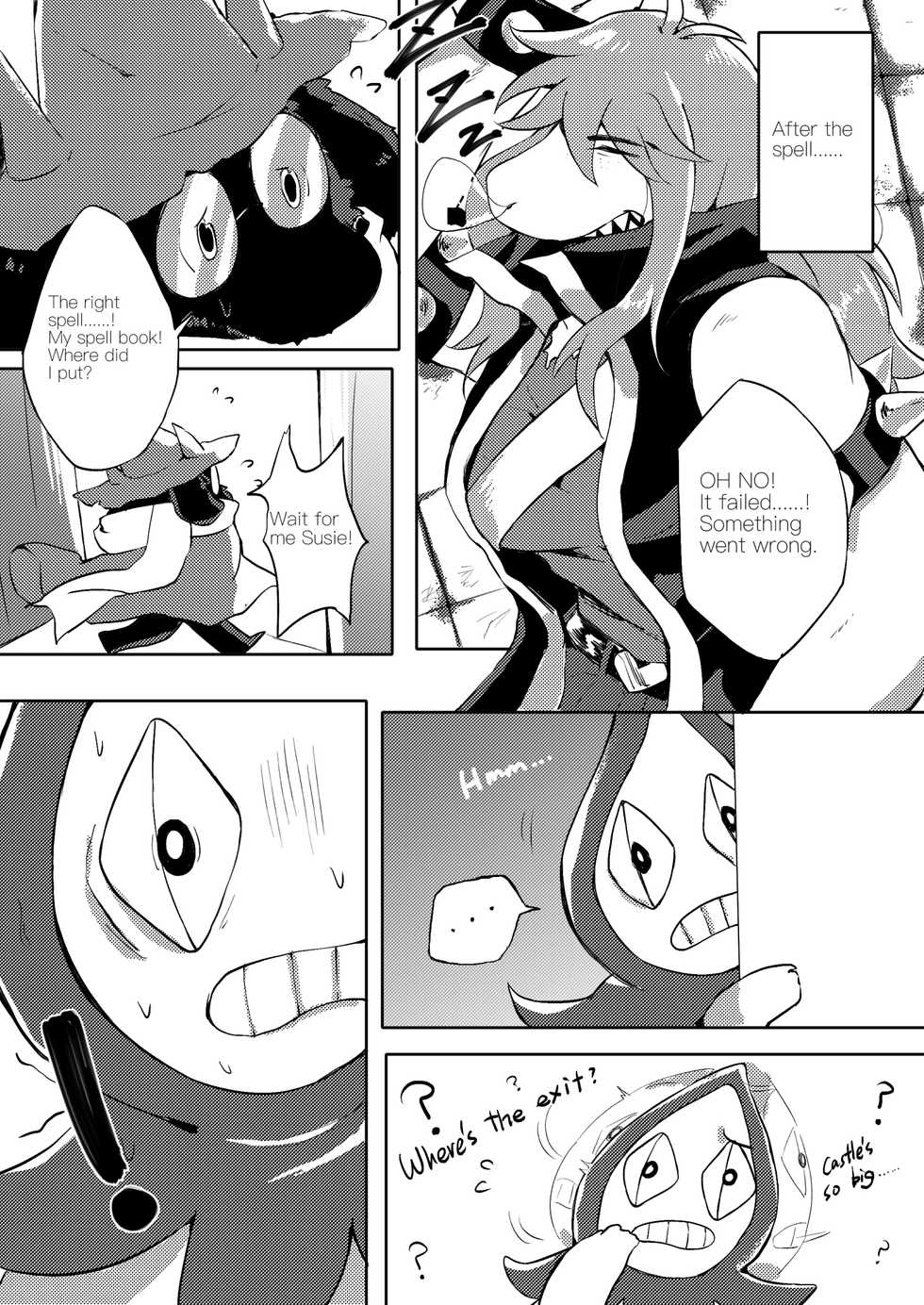 “The Level Max Bed Inspector (Leader) and The Rude Monster“ Serial Comic 1 - Page 9