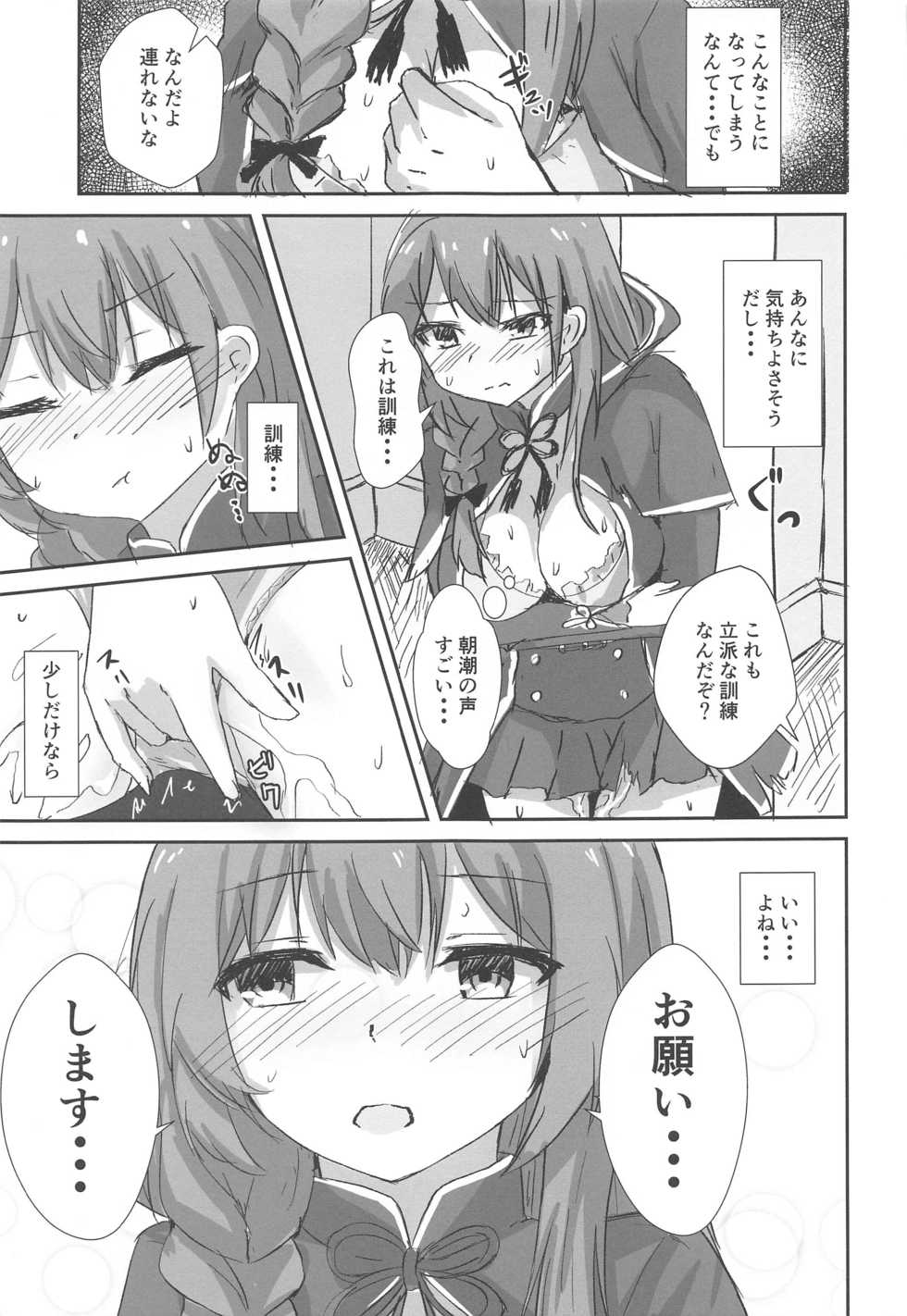 (Kobe Kawasaki Zousen Collection 7) [Locomocodon (Locos)] Shinshuu Maru to Kubi Shime SEX Kunren? (Kantai Collection -KanColle-) - Page 7