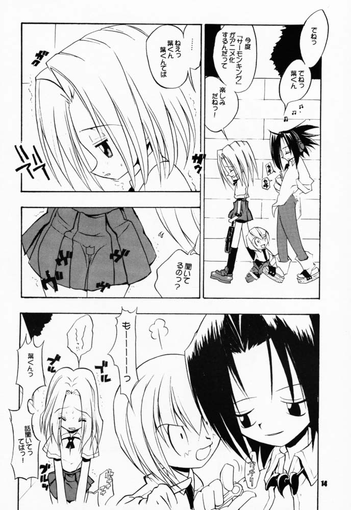 (CR18) [Paradise City (Various)] Tabeta Kigasuru 58 (Shaman King) - Page 13