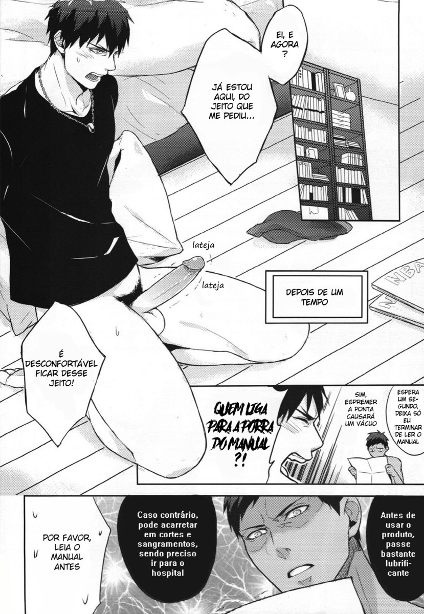 (CWT37) [Fuerzabruta (Zawar)] Hen na Mono o Orenchi ni Okuruna!! (Kuroko no Basuke) [Portuguese-BR] - Page 10