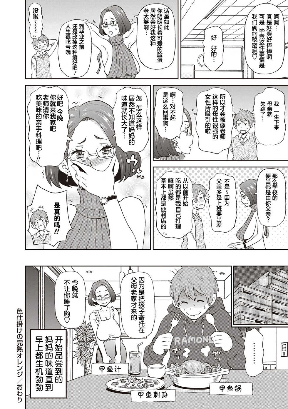 [John K. Pe-ta] Irojikake no Kanjuku Orange (COMIC Masyo 2019-02) [Chinese] [罗洁爱儿个人机翻] [Digital] - Page 24