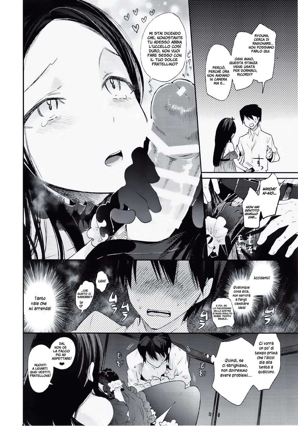 (Futaket 10.5) [Sakusaku Kangen Noushuku (Matashita Kintama)] Haitoku Josou Otouto no Inran Jojishi - Jikka Hen [Italian] [Hentai Fantasy] - Page 12