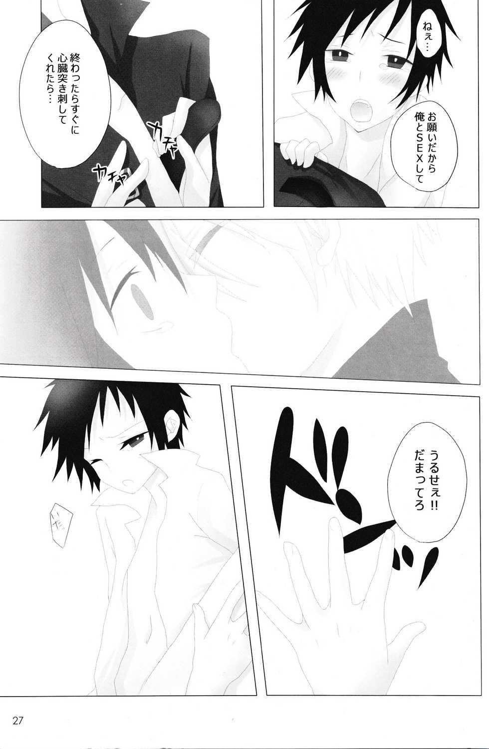 (C83) [S.C+KIWOLOG (Umemaru, Akiwo)] In The Dark (Durarara!!) - Page 27