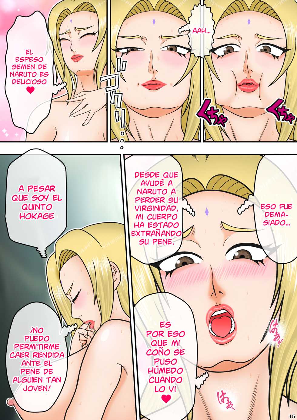 [Asagindo (Asakura Gin)] Tsunade no Seikyouiku 2 ~Kanraku Hen~ (Naruto) [Spanish] {Lanerte} - Page 16
