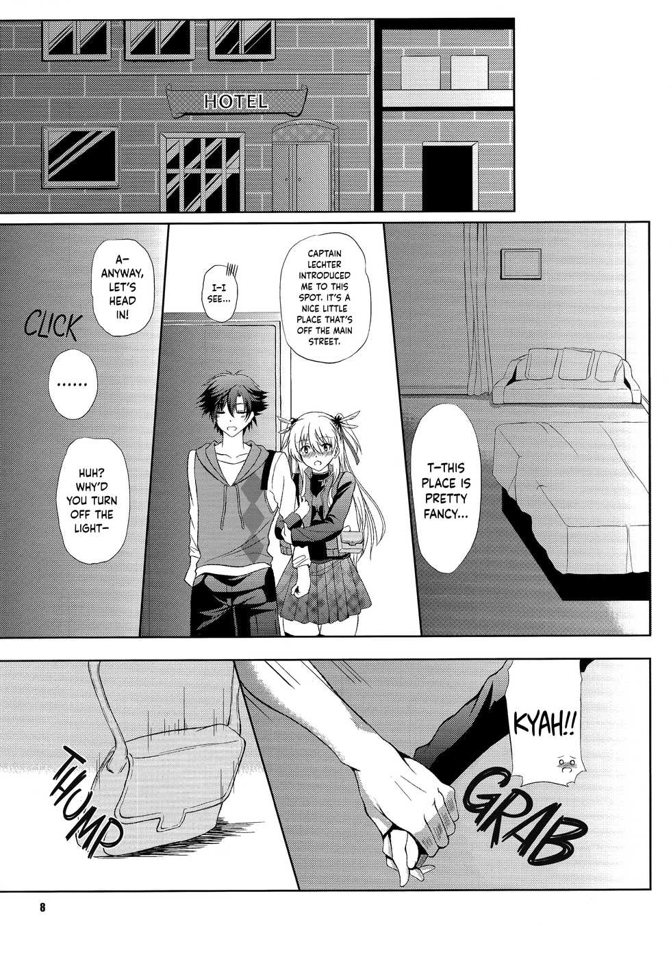 (C89) [The Seventh Sign (Kagura Yuuto)] Haiiro no Kishi no Ichiban Amai Kyuujitsu (The Legend of Heroes: Trails of Cold Steel) [English] {Hennojin} - Page 7