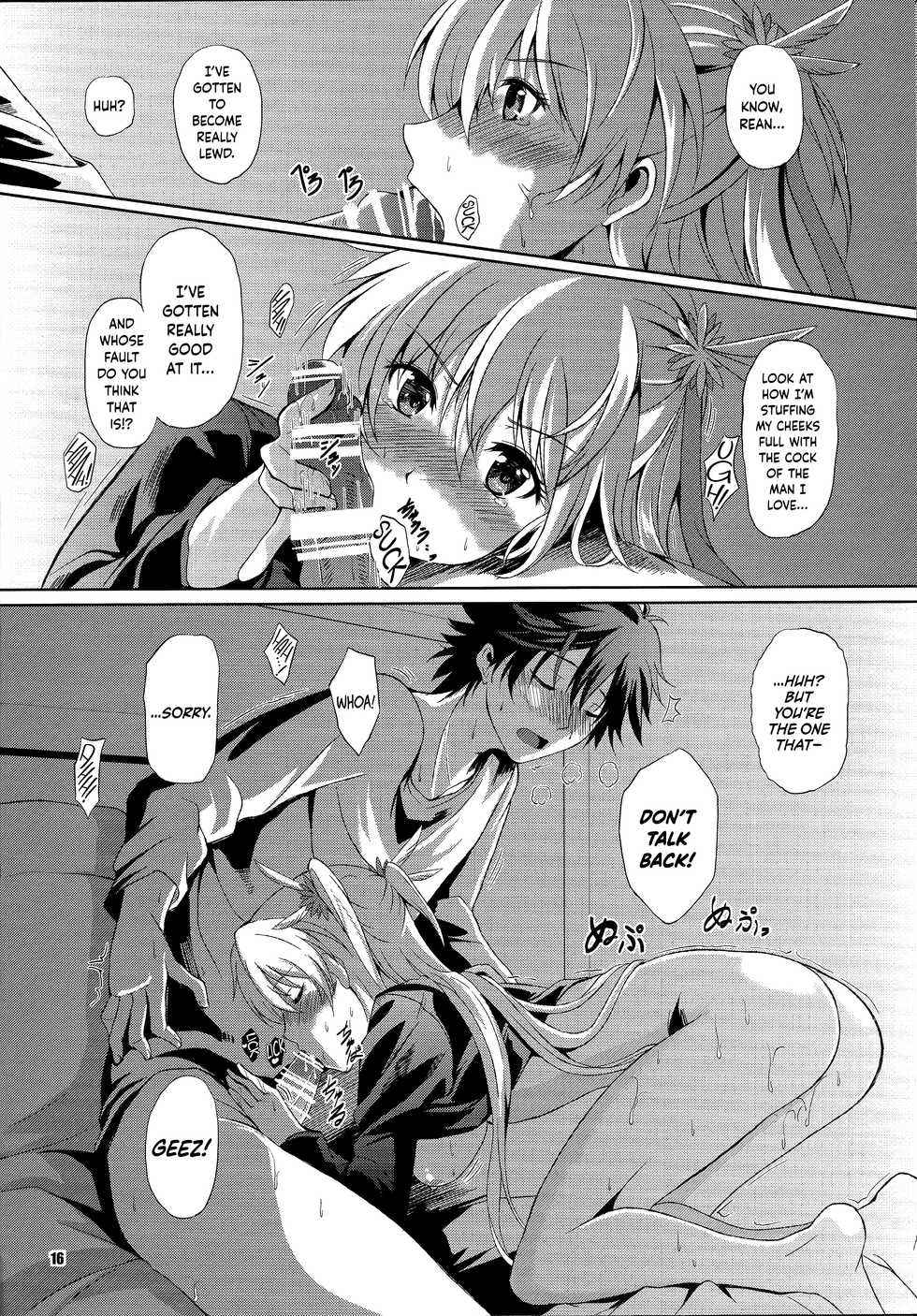 (C89) [The Seventh Sign (Kagura Yuuto)] Haiiro no Kishi no Ichiban Amai Kyuujitsu (The Legend of Heroes: Trails of Cold Steel) [English] {Hennojin} - Page 15