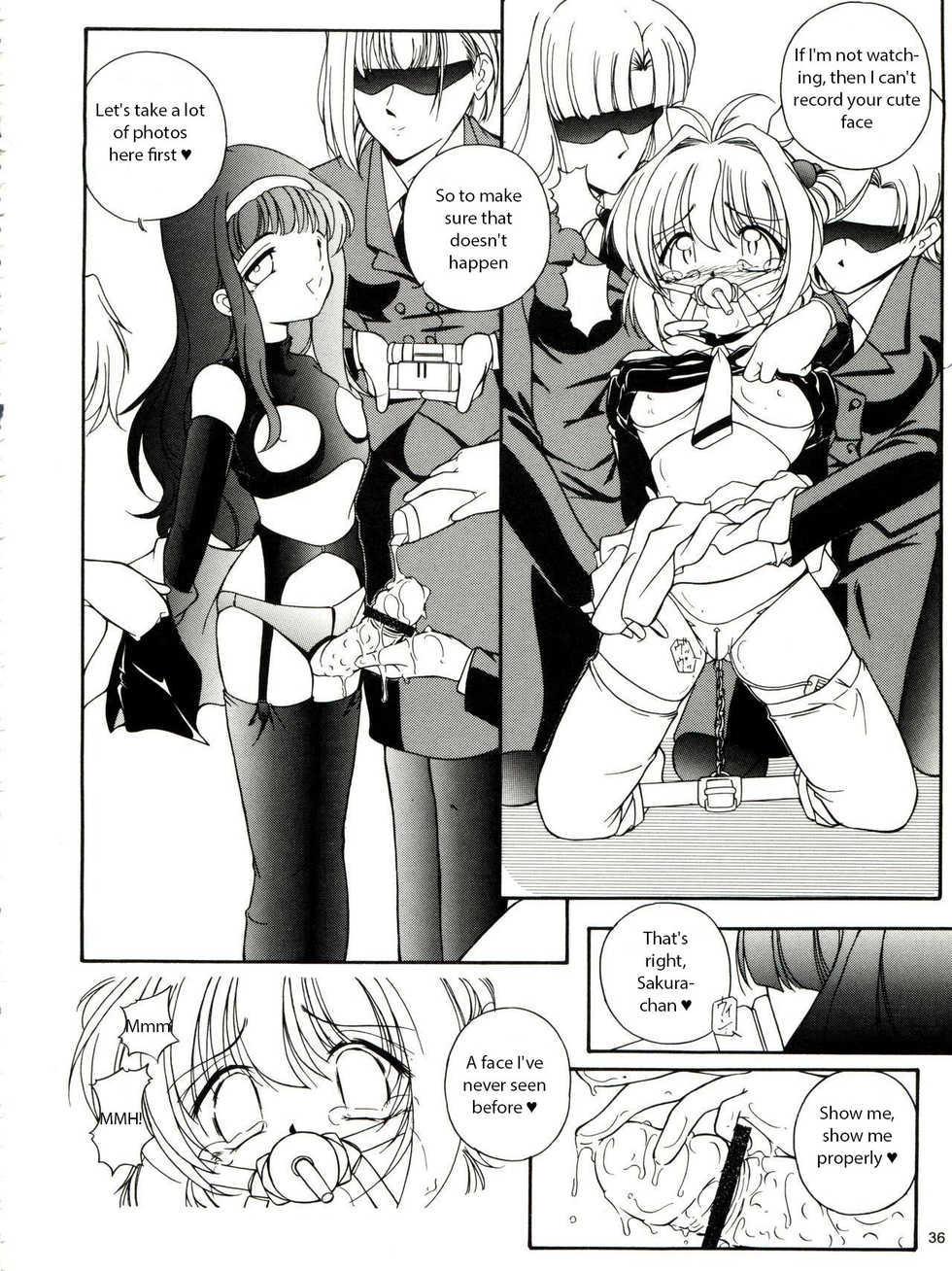 (ComiChara 2) [Takitate (Kantarou, Toshiki Yuuji)] Sakura Drop 3 Lemon (CardCaptor Sakura) [English] - Page 36