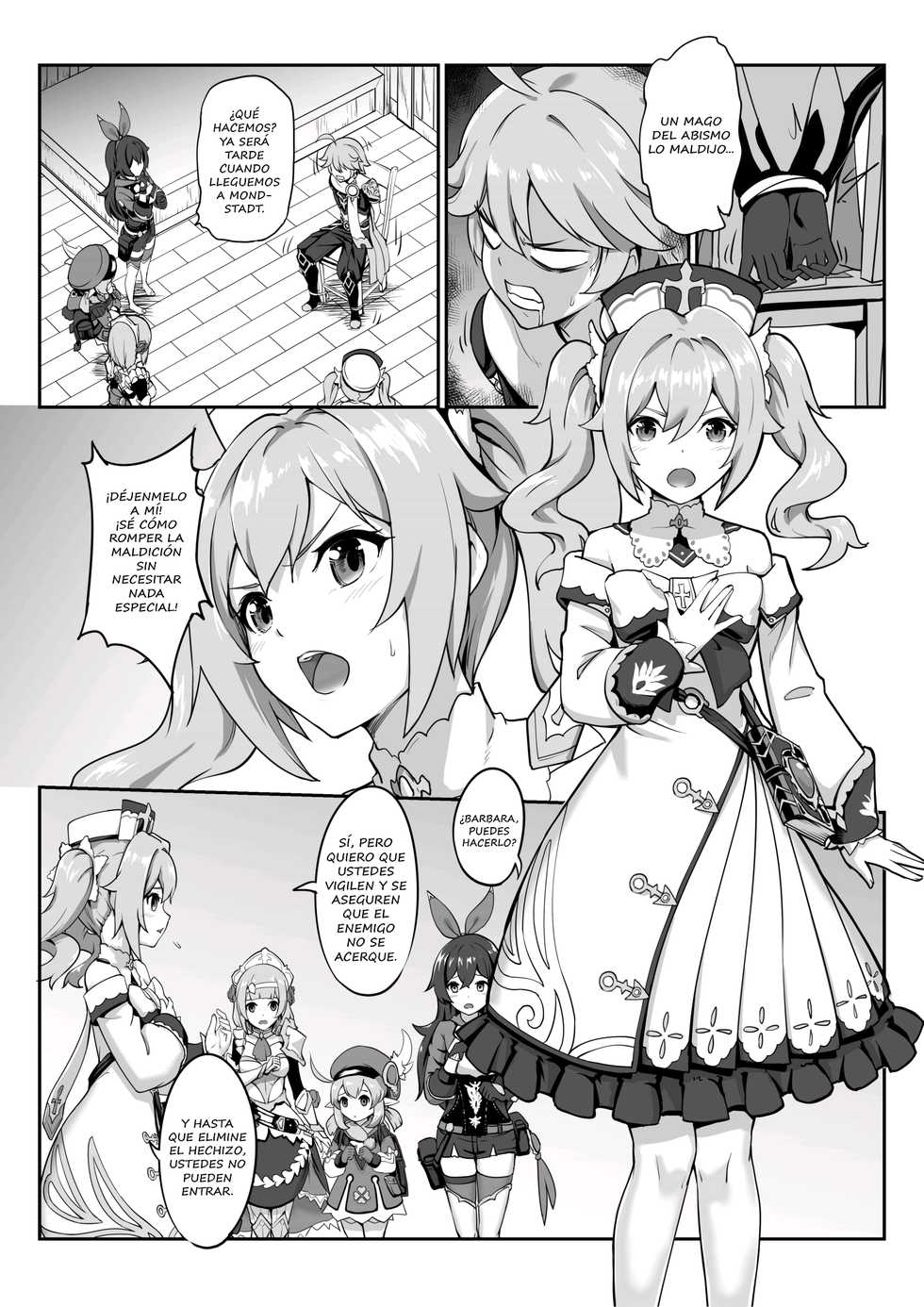 Genshin impact! Barbara STAR!DUSH! [Spanish] [AZXTranslations] - Page 4