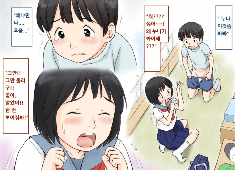 [Atori K] Seini Kyomi O Mochi Hajimeta Ane To Ototo No Shotaiken | 성에 관심을 갖기 시작한 누나와 동생의 첫 경험 [Korean] [Hellven] - Page 6