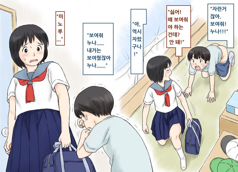[Atori K] Seini Kyomi O Mochi Hajimeta Ane To Ototo No Shotaiken | 성에 관심을 갖기 시작한 누나와 동생의 첫 경험 [Korean] [Hellven] - Page 8