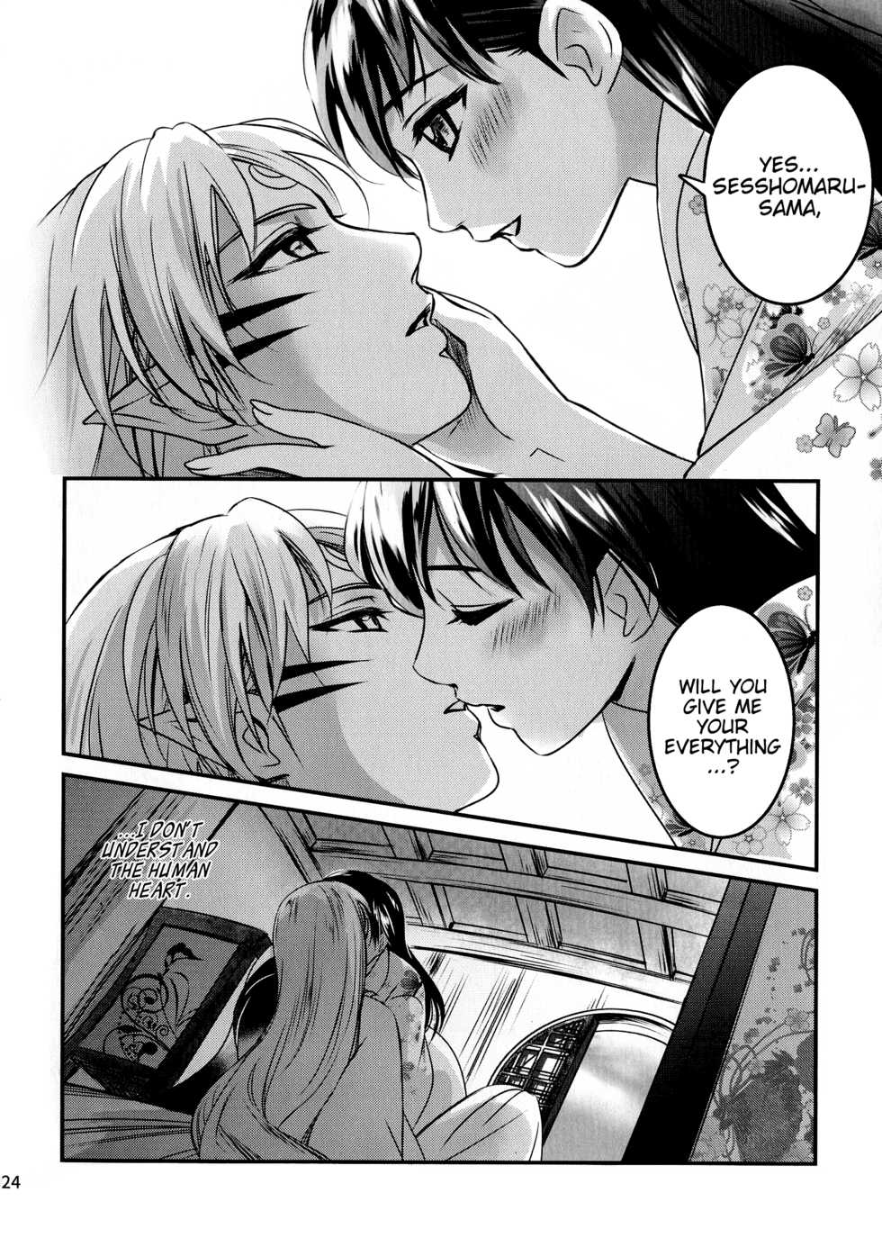 (HaruCC23) [Kasha (Umezo)] Koi Urara -Ge- | Beautiful Love -Bottom- (Inuyasha) [English] [EHCove] - Page 24