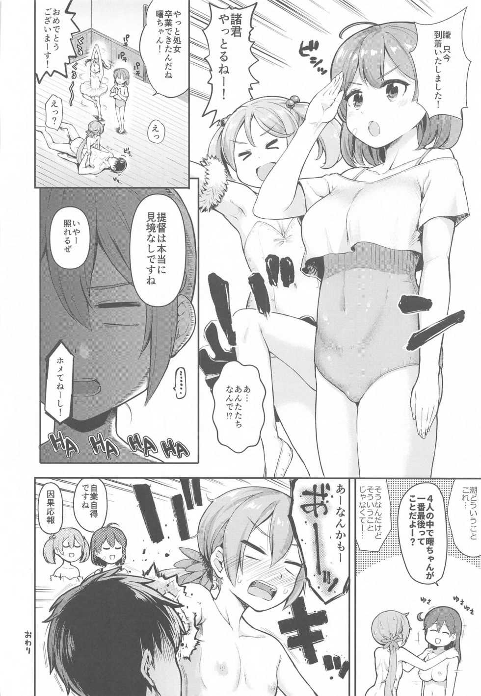 (SC2020 Autumn) [Saboten Binta (Kawakami Kou)] Kanmusu Youbu Enshuu ~Kouhen~ (Kantai Collection -KanColle-) - Page 27