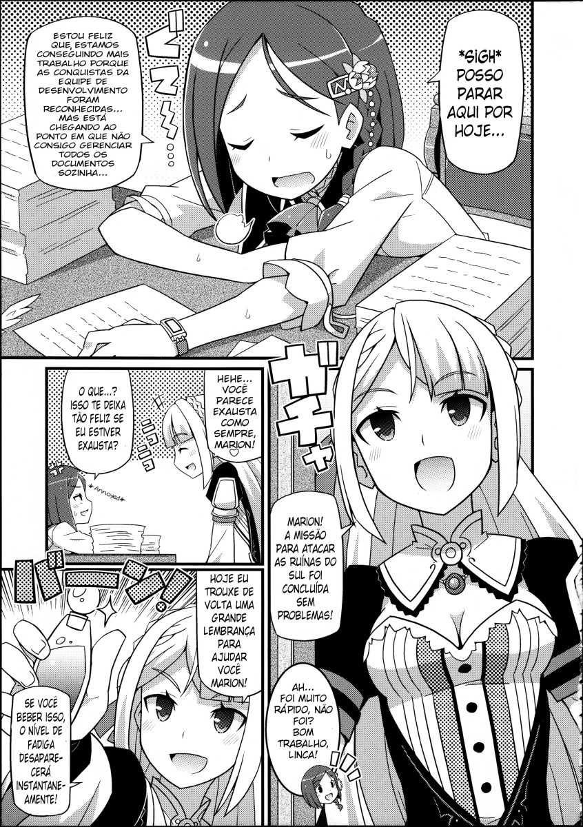 (C86) [Etoile Zamurai (Yuuno)] Suki Suki Marion & Linka (Atelier Series) [Portuguese-BR] - Page 4
