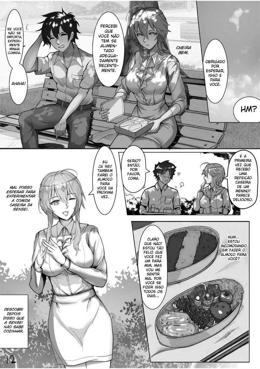 (C95) [Nameless (Tsuki no Senninno)] Kyoushi Taiken (Fate/Grand Order) [Portuguese-BR] [Ninjaboy] - Page 13